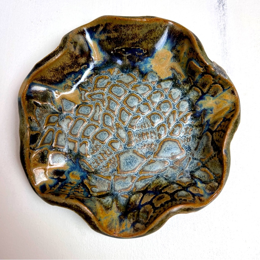 Locally made pottery dish